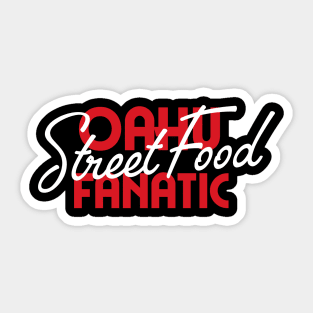 Oahu Street Food Fanatic – Retro Theme Sticker